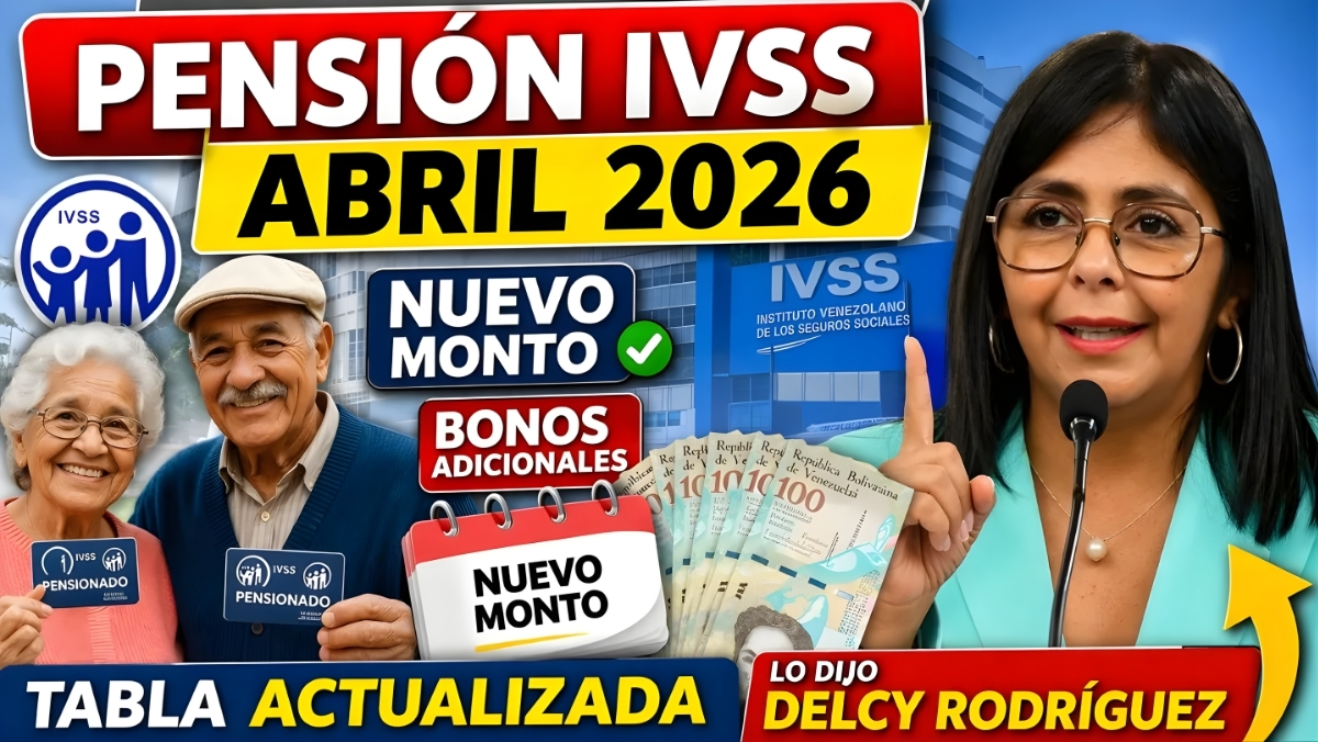 Pensión IVSS abril 2026